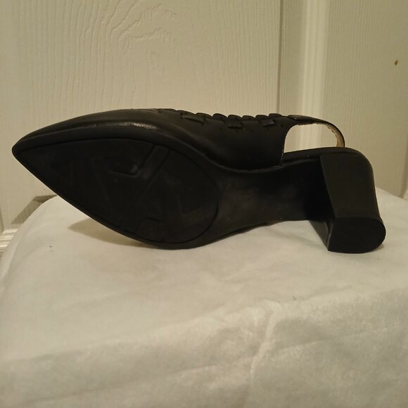 Small black Cinderella of Boston sling backs - Picture 5 of 5
